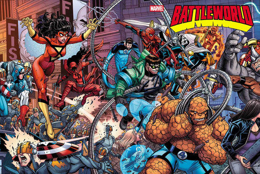 Battleworld #1 Nick Bradshaw 5 Part Wraparound Connecting Variant A (NM)