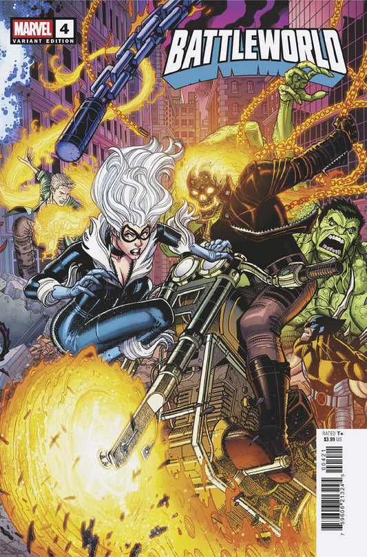 Battleworld #4 Nick Bradshaw 5 Part Connecting Variant D (NM)