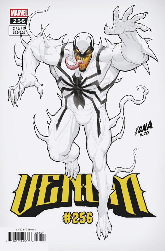 Venom #256 David Nakayama Color Block White Variant [Ds] (NM)