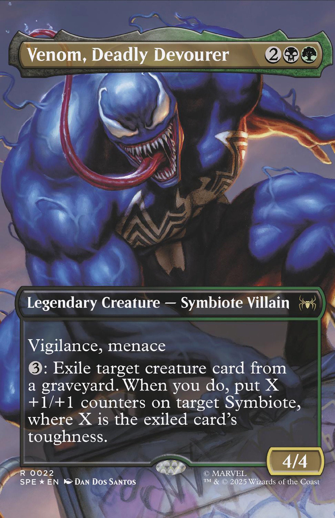 Venom #258 Dan Dos Santos Magic: The Gathering Variant (NM)