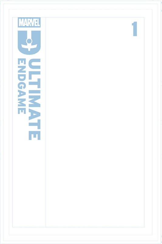 Ultimate Endgame #1 Blue Line Blank Variant (NM)
