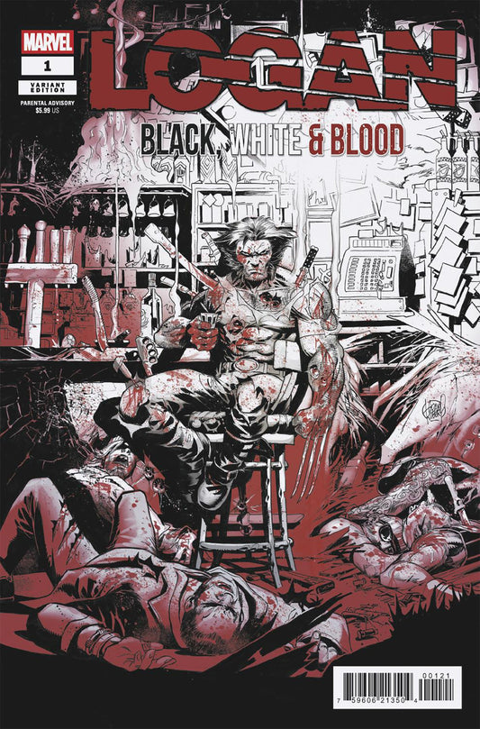 Logan: Black, White & Blood #1 Adam Kubert Variant (NM)