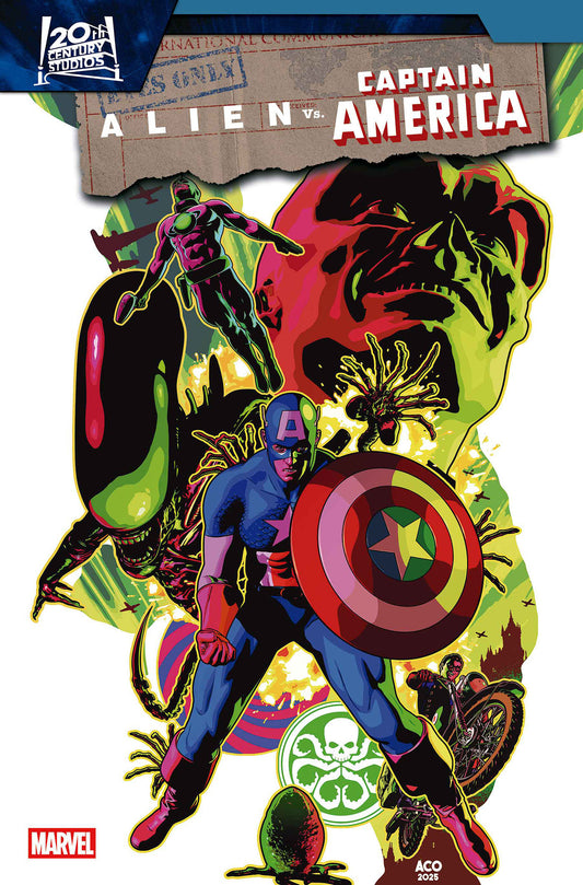 Alien vs. Captain America #3 Aco Variant (NM)
