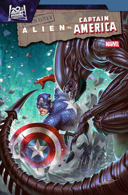 Alien vs. Captain America #4 Mateus Manhanini Variant (NM)