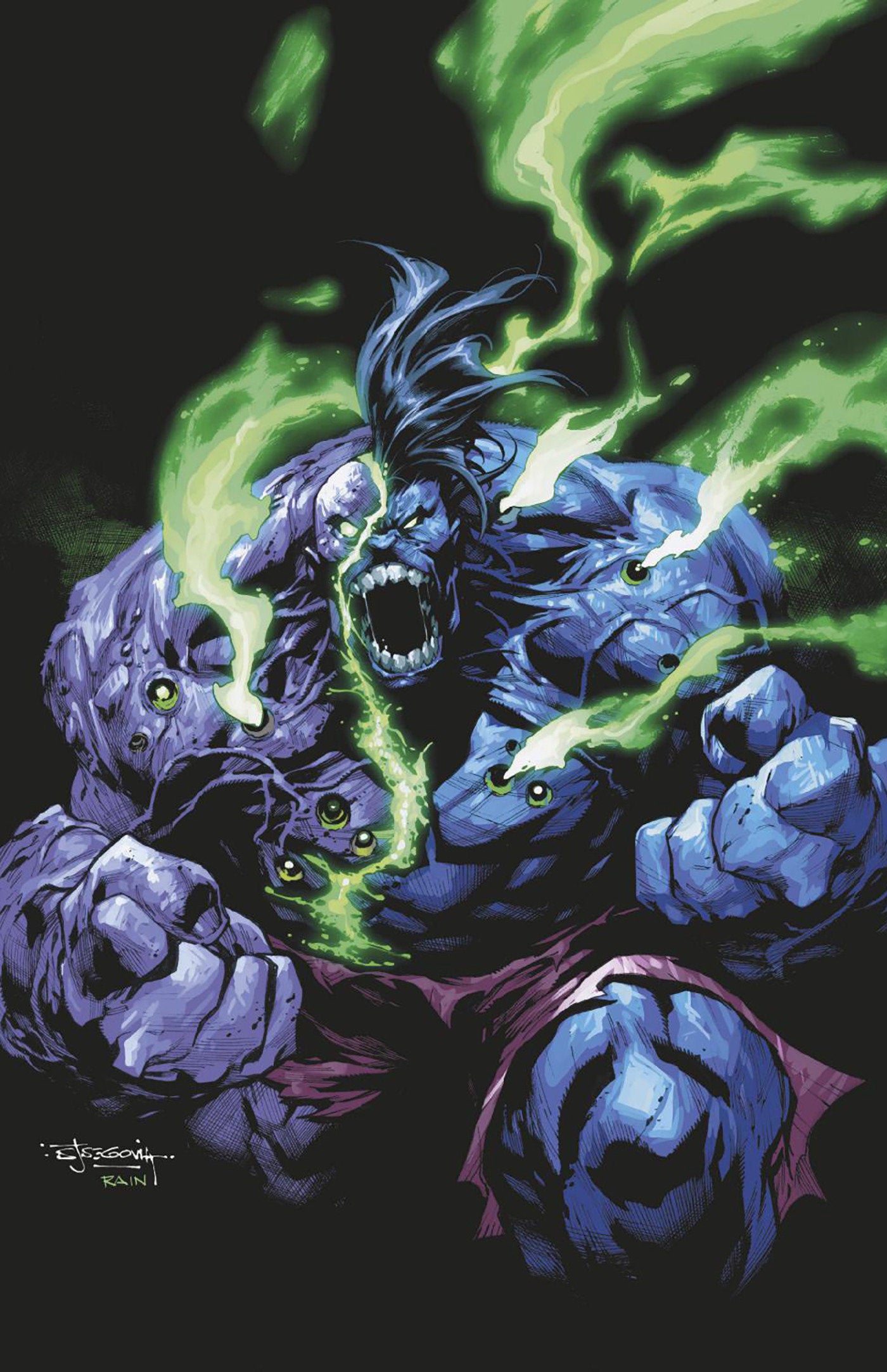 Infernal Hulk #1 Stephen Segovia 1:25 Virgin 2nd Printing Variant (NM)
