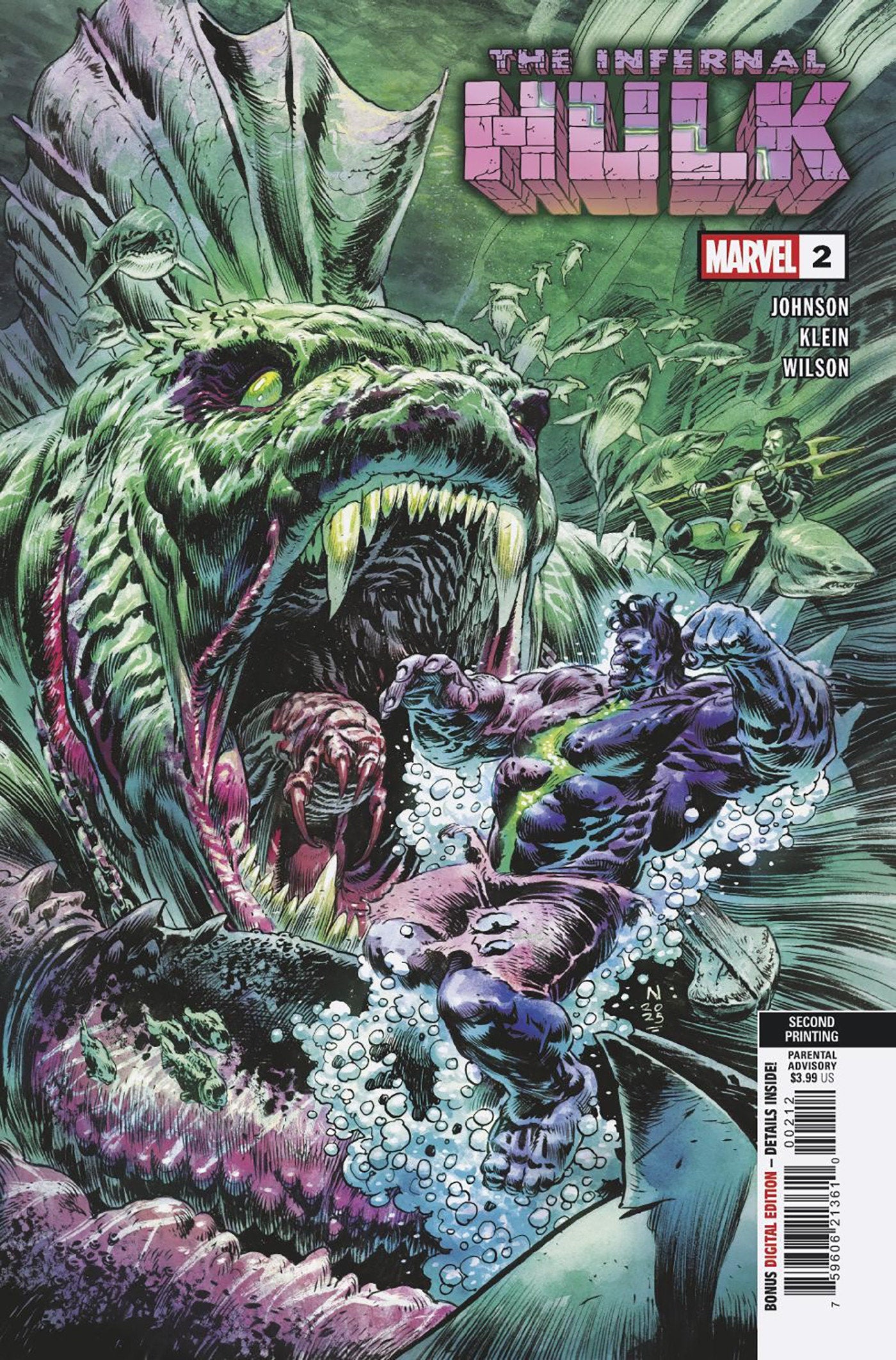 Infernal Hulk #2 Nic Klein 2nd Printing Variant (NM)
