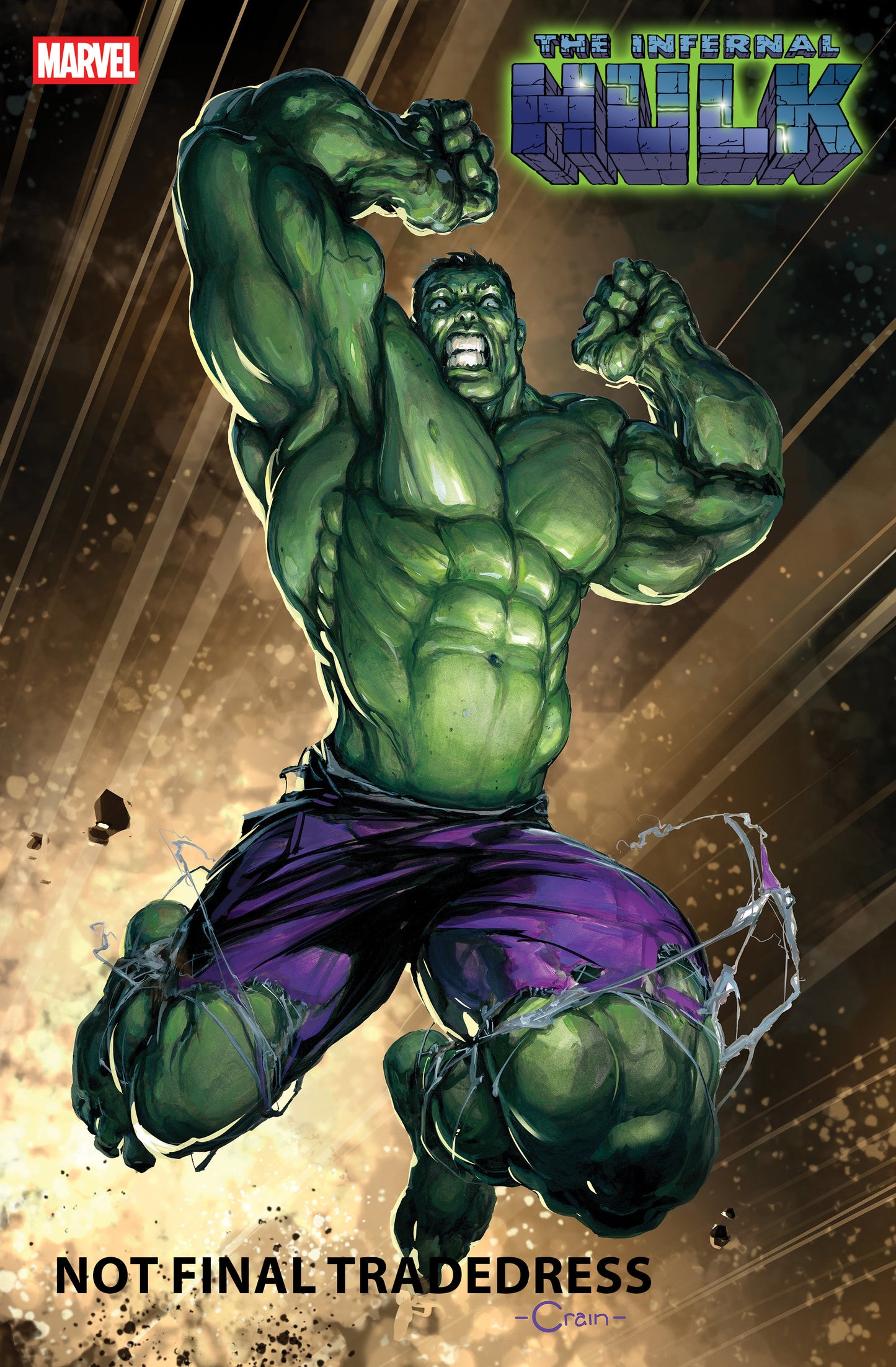Infernal Hulk #3 Clayton Crain Variant (NM)