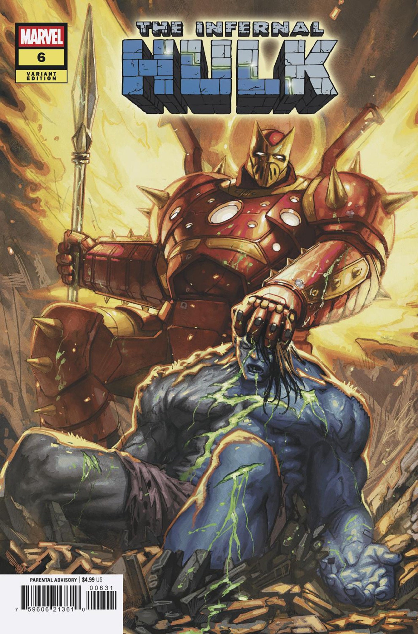 Infernal Hulk #6 Davide Paratore Variant (NM)