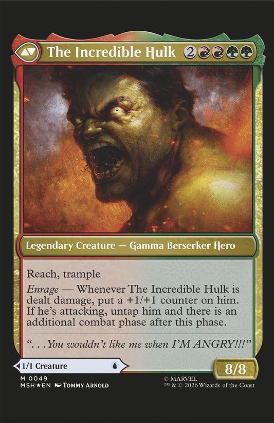 Infernal Hulk #8 Classified Artist Magic: The Gathering Variant (NM)