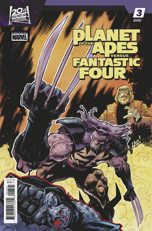 Planet Of The Apes vs. Fantastic Four #3 Scott Hepburn Versus Variant (NM)