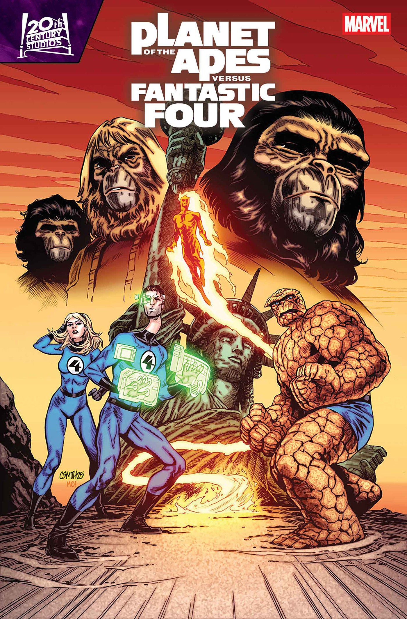 Planet Of The Apes vs. Fantastic Four #3 Cory Smith Variant (NM)