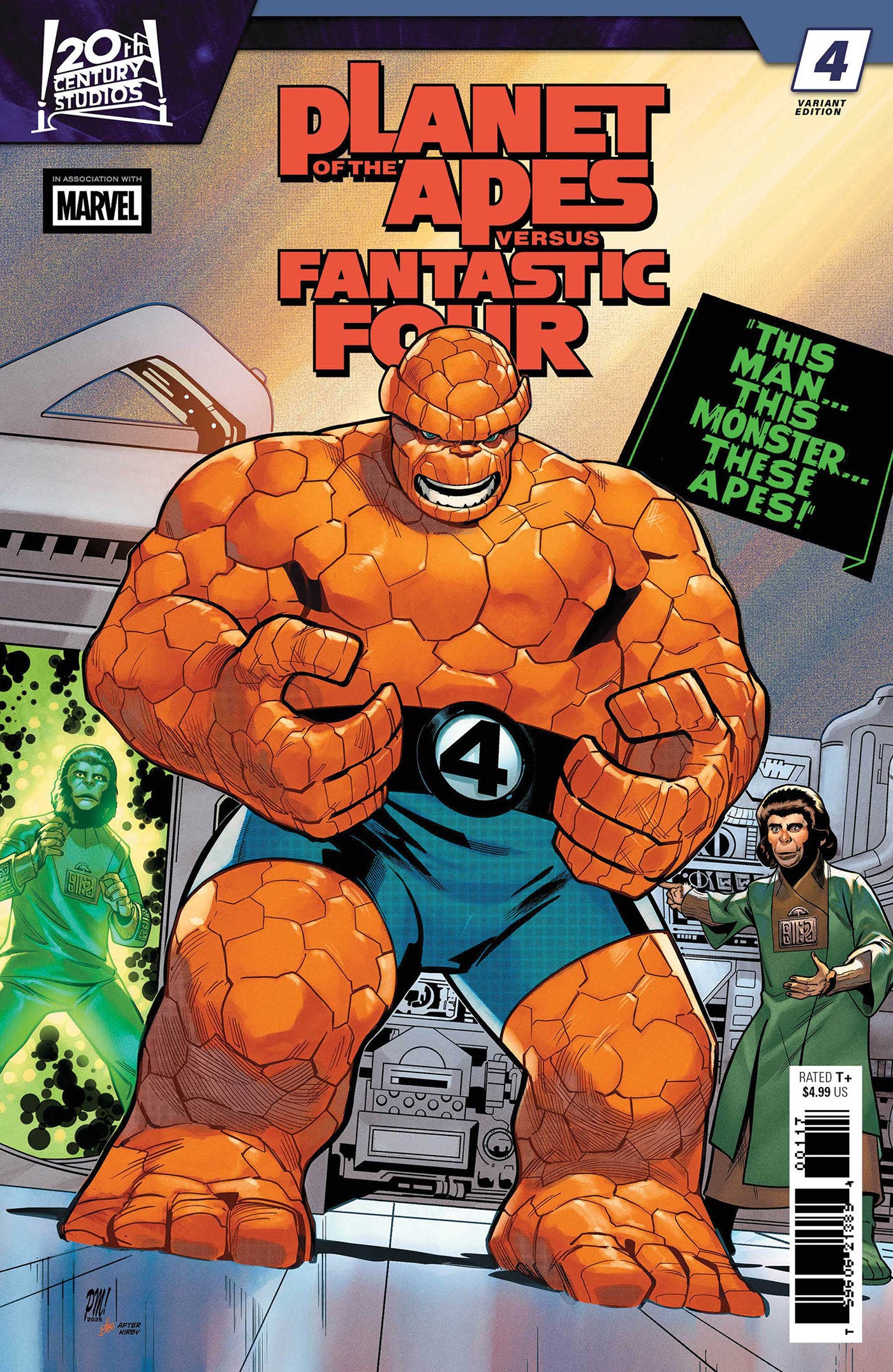 Planet Of The Apes vs. Fantastic Four #4 Paco Medina Homage Variant (NM)