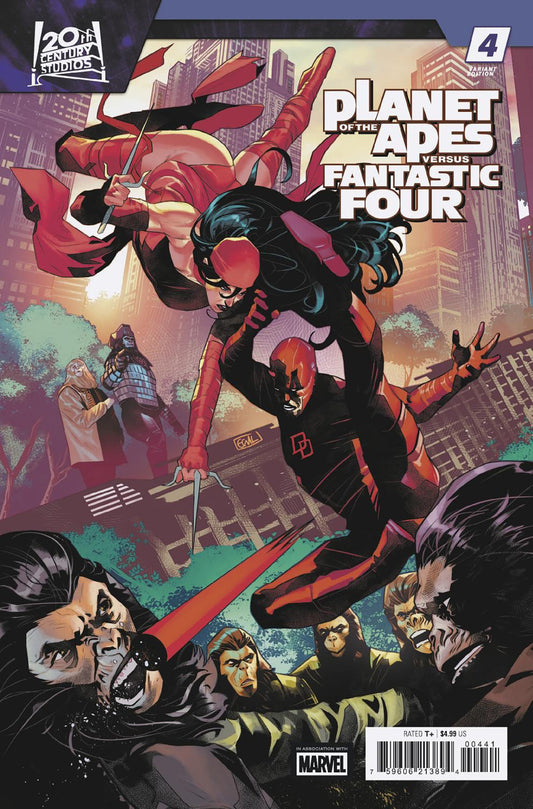 Planet Of The Apes vs. Fantastic Four #4 Edwin Galmon Versus Variant (NM)
