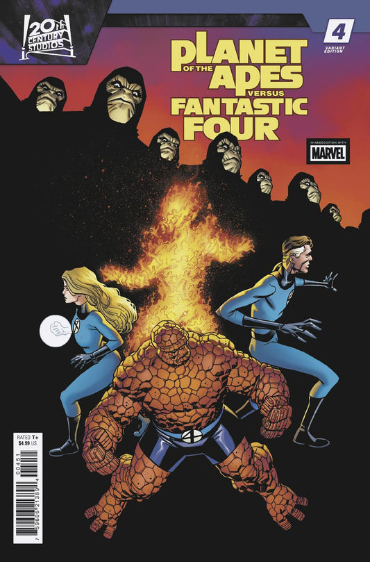 Planet Of The Apes vs. Fantastic Four #4 Mike Hawthorne Variant (NM)