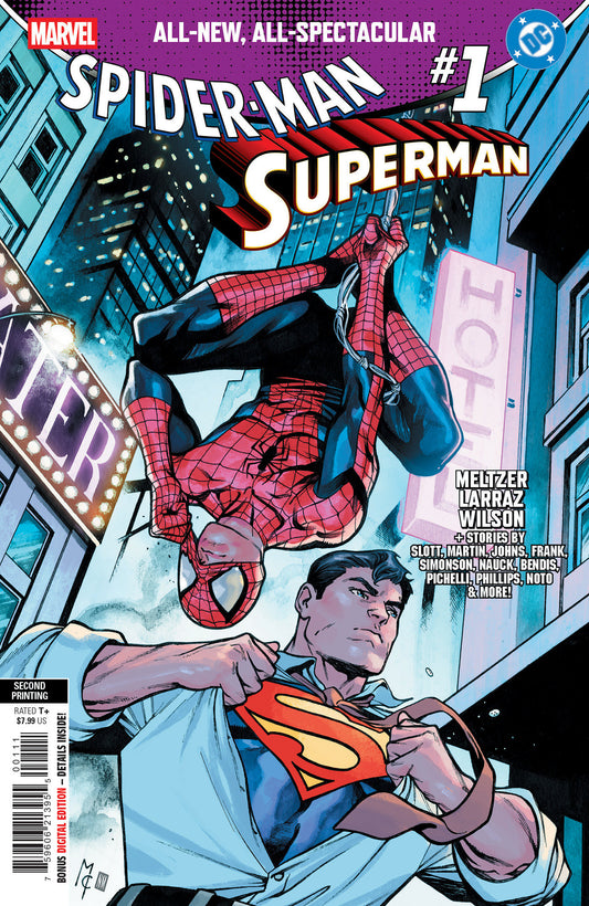 Marvel/DC: Spider-Man/Superman #1 Martin Coccolo 2nd Printing Variant (NM)