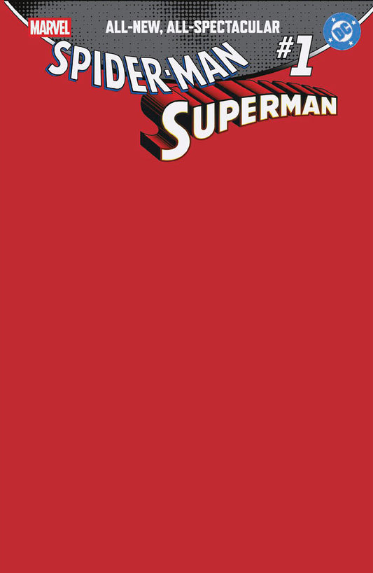 Marvel/DC: Spider-Man/Superman #1 Blank Cover Variant (NM)