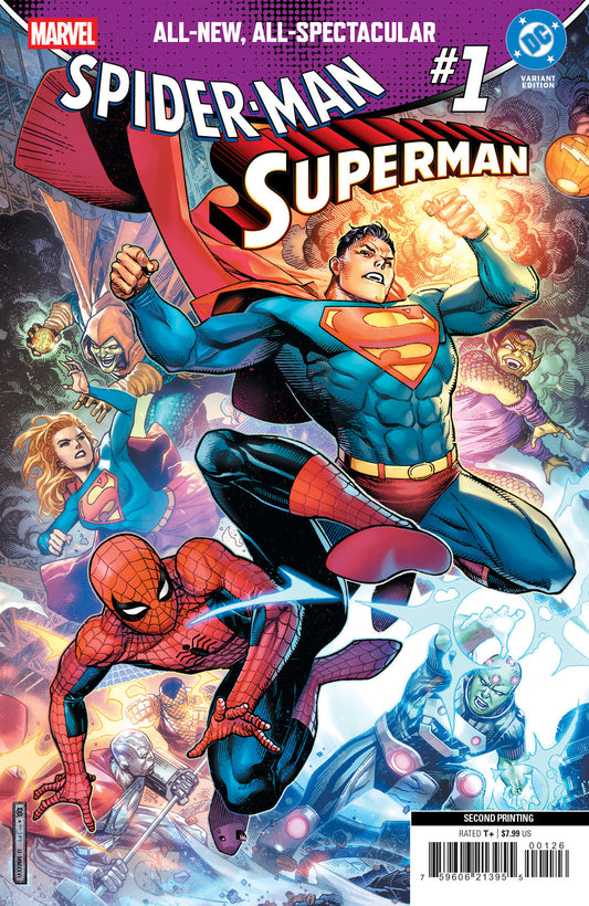 Marvel/DC: Spider-Man/Superman #1 Jim Cheung 2nd Printing Variant (NM)