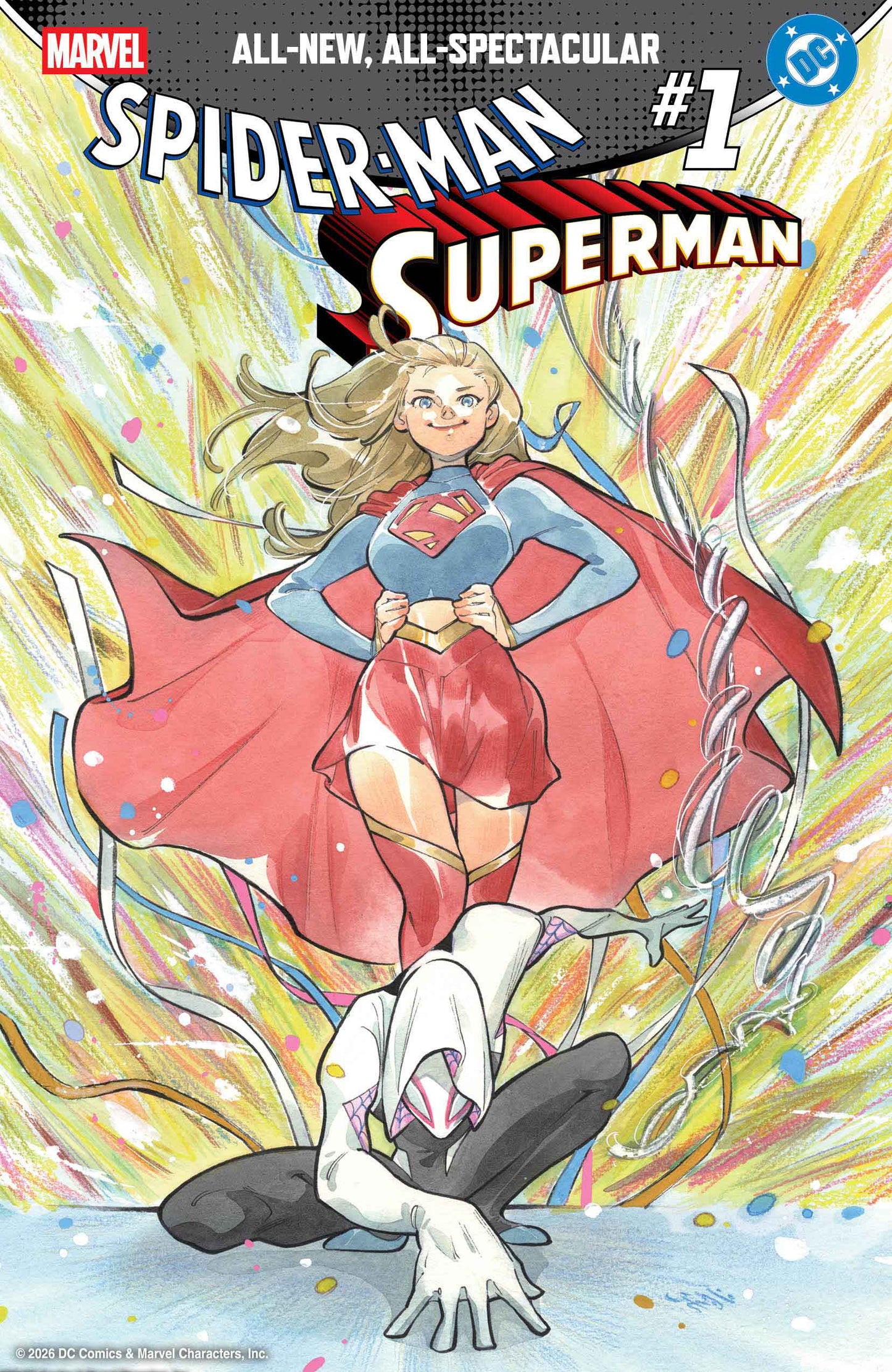 Marvel/DC: Spider-Man/Superman #1 Peach Momoko Variant (NM)