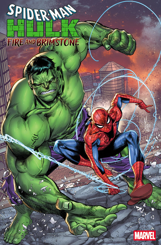 Spider-Man/Hulk: Fire And Brimstone #1 Marco Checchetto Foil Variant (NM)
