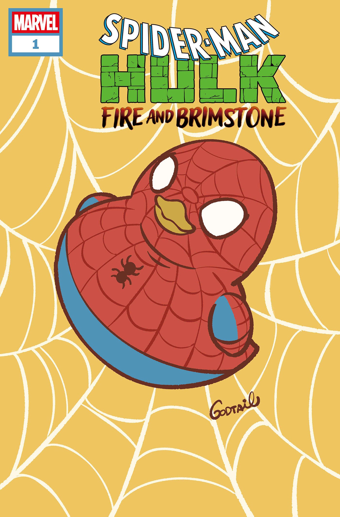 Spider-Man/Hulk: Fire And Brimstone #1 Godtail Marvel Duck Variant (NM)