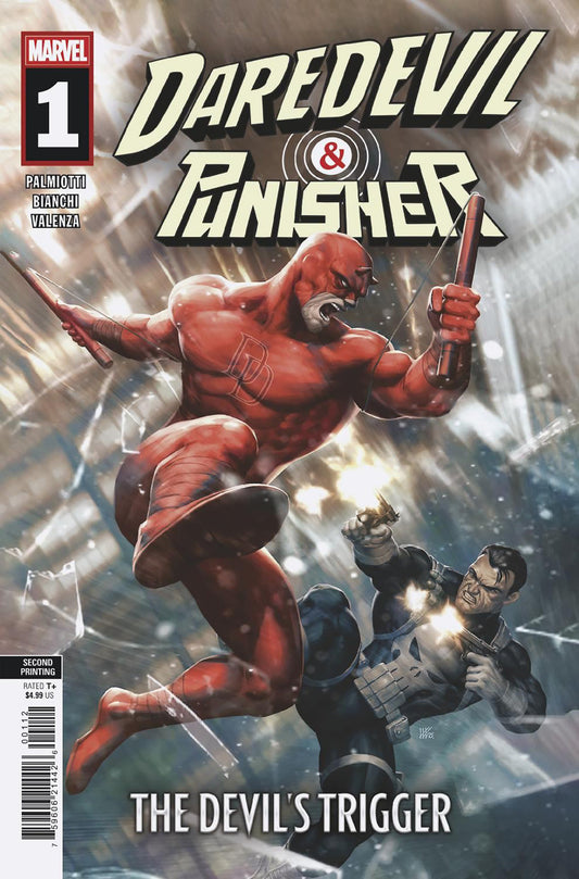 Daredevil/Punisher: The Devil's Trigger #1 Kendrick Lim 2nd Printing Variant (NM)