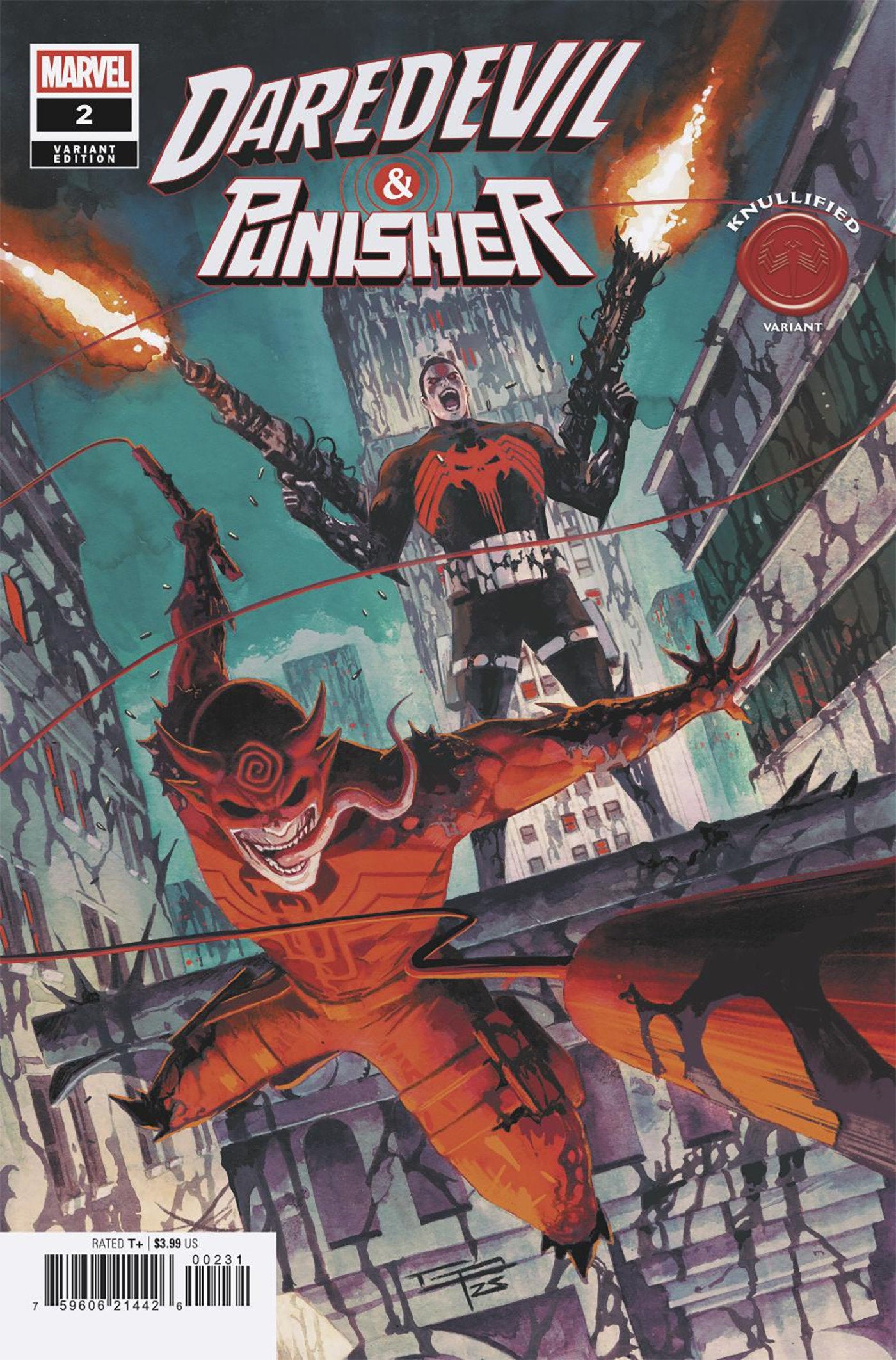 Daredevil/Punisher: The Devil's Trigger #2 German Peralta Knullified Variant (NM)