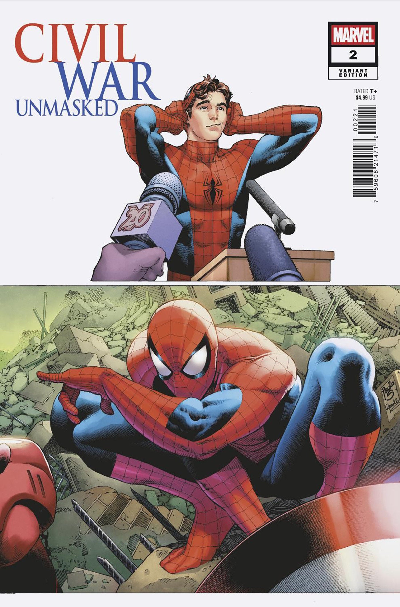 Civil War: Unmasked #2 Paulo Siqueira 5 Part Connecting Variant (NM)