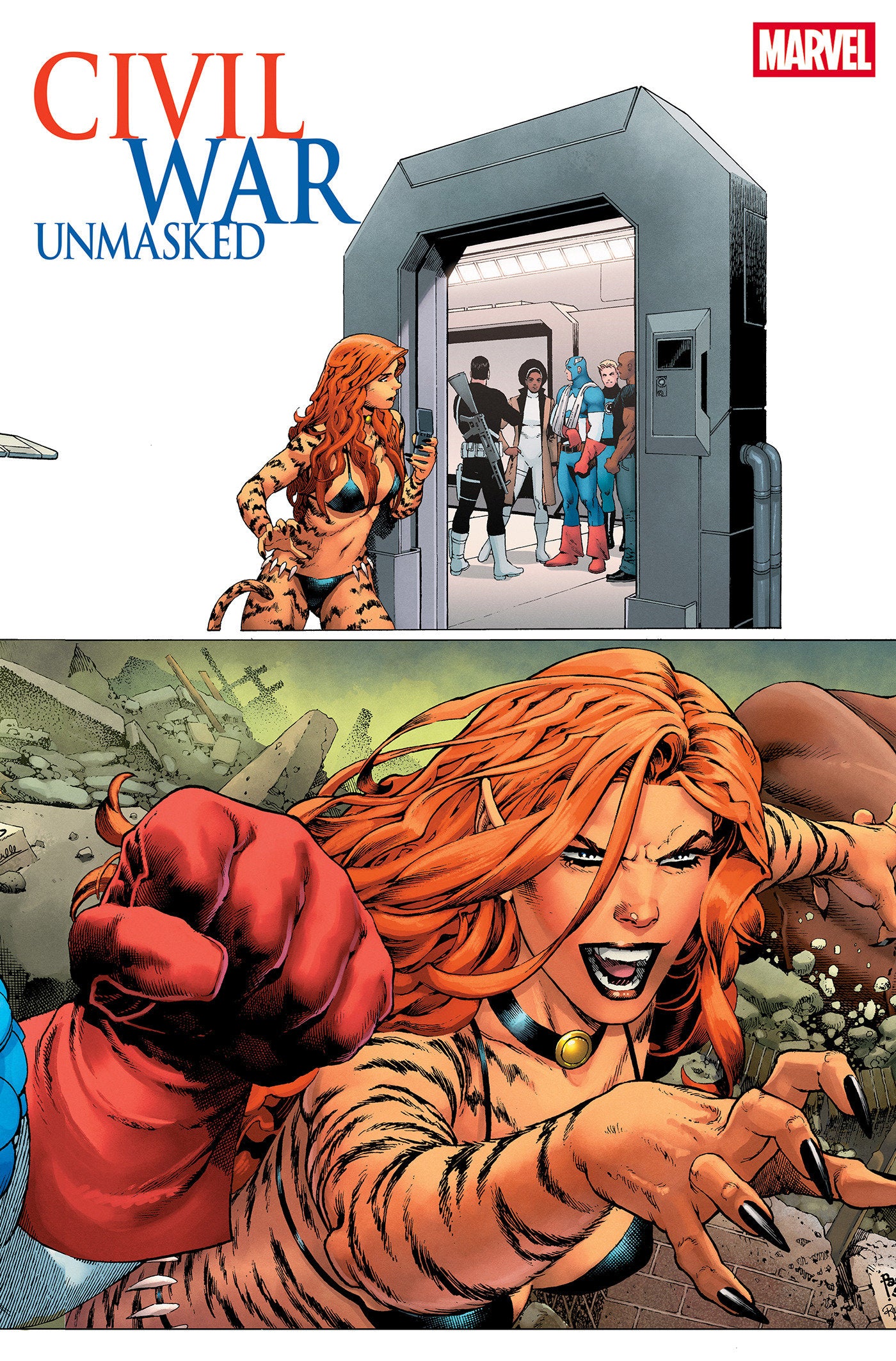 Civil War: Unmasked #4 Paulo Siqueira 5 Part Connecting Variant (NM)