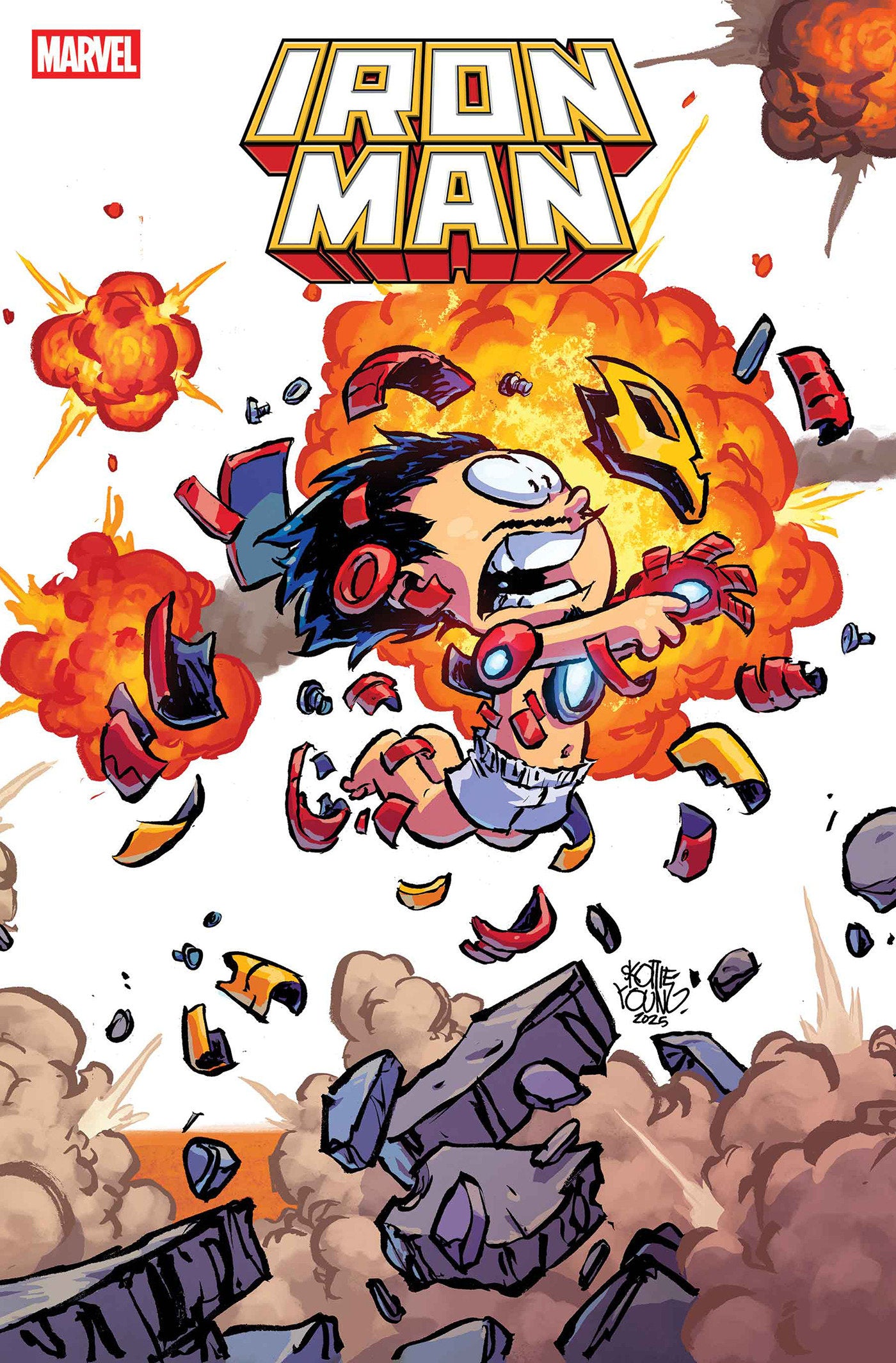 Iron Man #4 Skottie Young 4 Part Connecting Variant (NM)