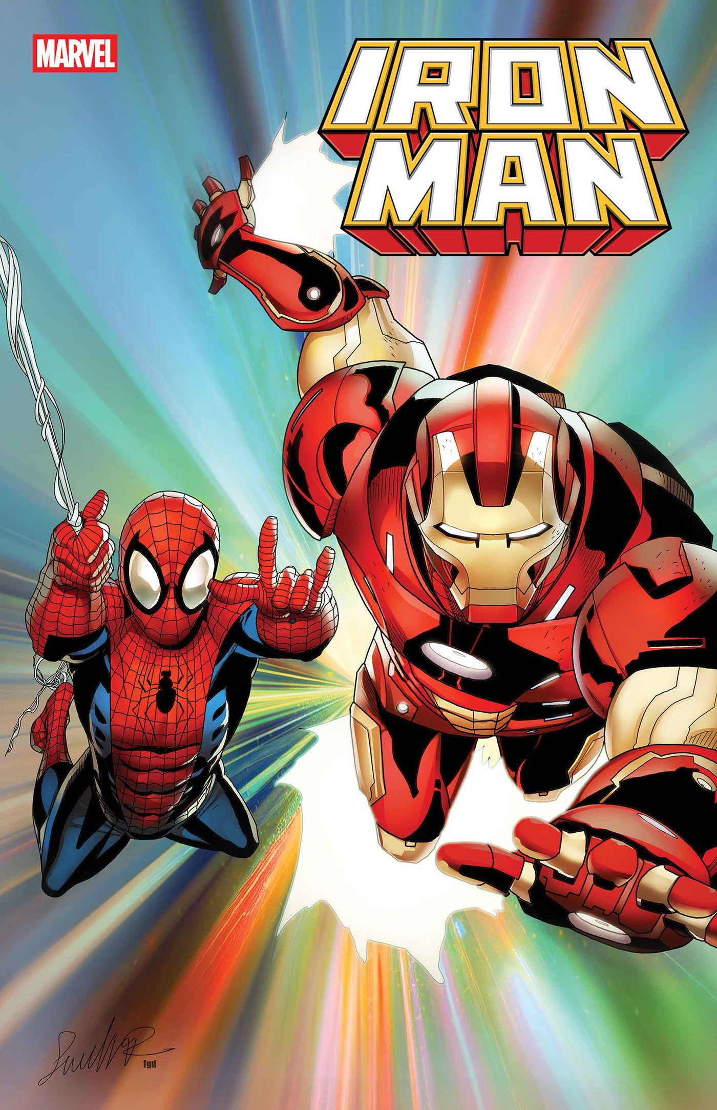 Iron Man #6 Salvador Larroca Foil Variant (NM)