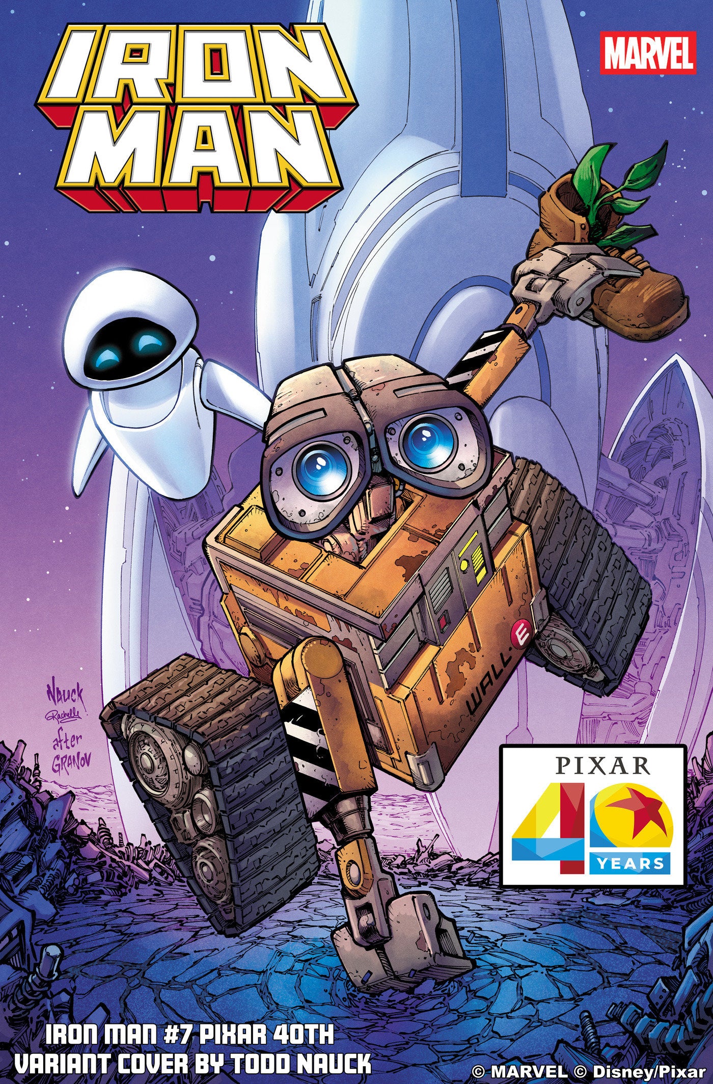 Iron Man #7 Todd Nauck Pixar 40 Th Variant (NM)