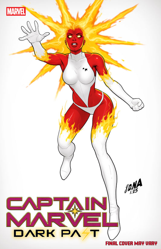 Captain Marvel: Dark Past #1 David Nakayama Color Block White Variant (NM)
