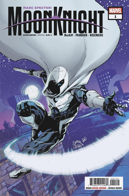 Marc Spector: Moon Knight #1 Ryan Stegman 2nd Printing Variant (NM)