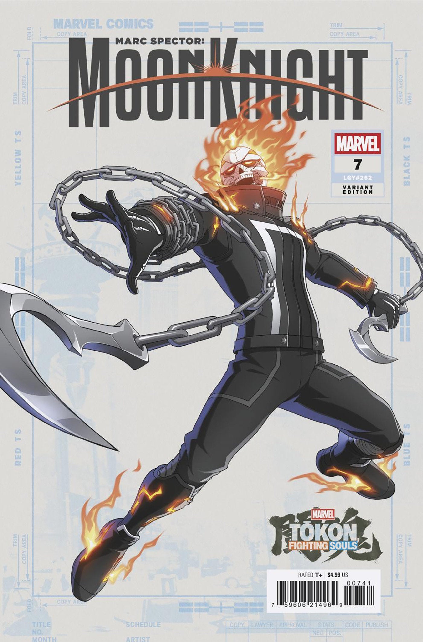 Marc Spector: Moon Knight #7 Marvel Tokon: Fighting Souls Variant (NM)