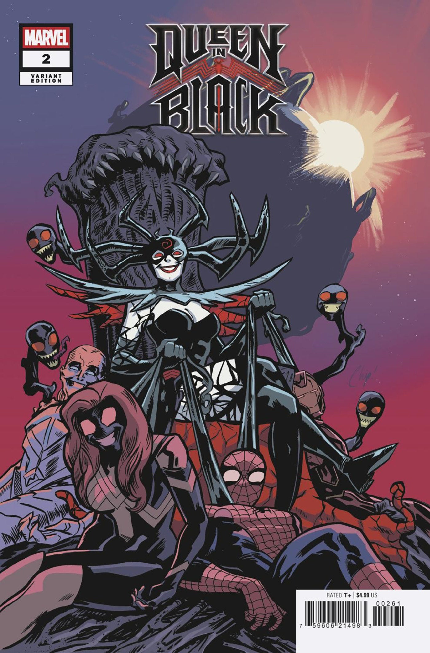 Queen In Black #2 Chip Zdarsky Smile Variant [Qib] (NM)