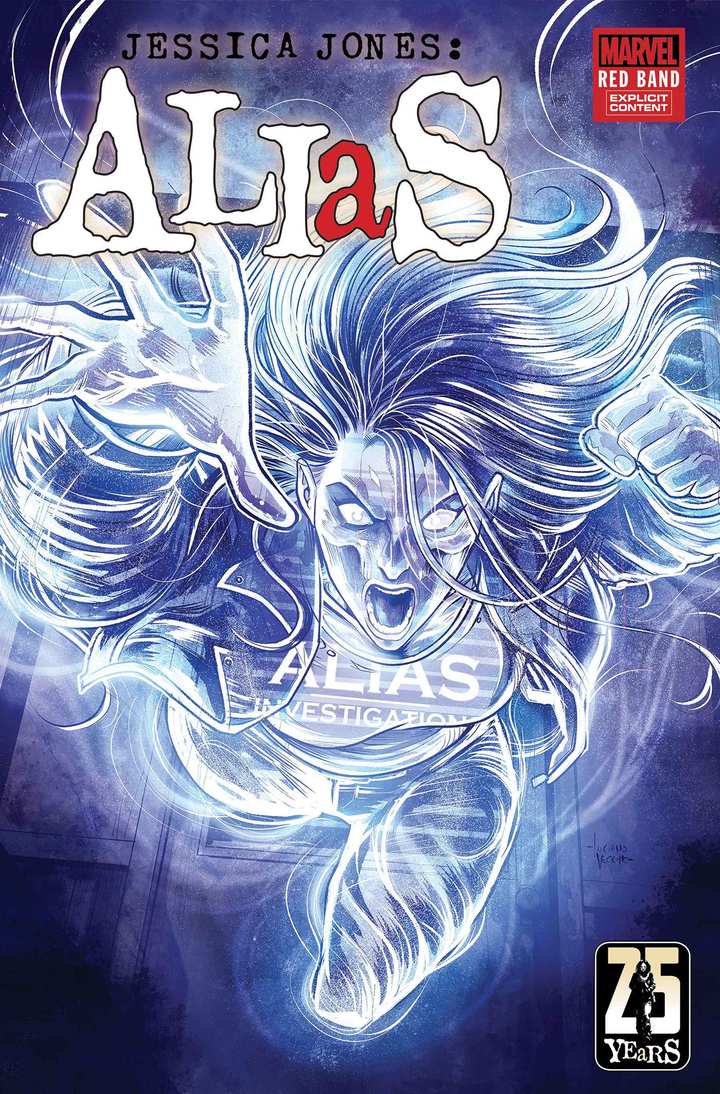 Alias: Red Band #1 Luciano Vecchio Marvel Monster Variant [Polybagged] (NM)