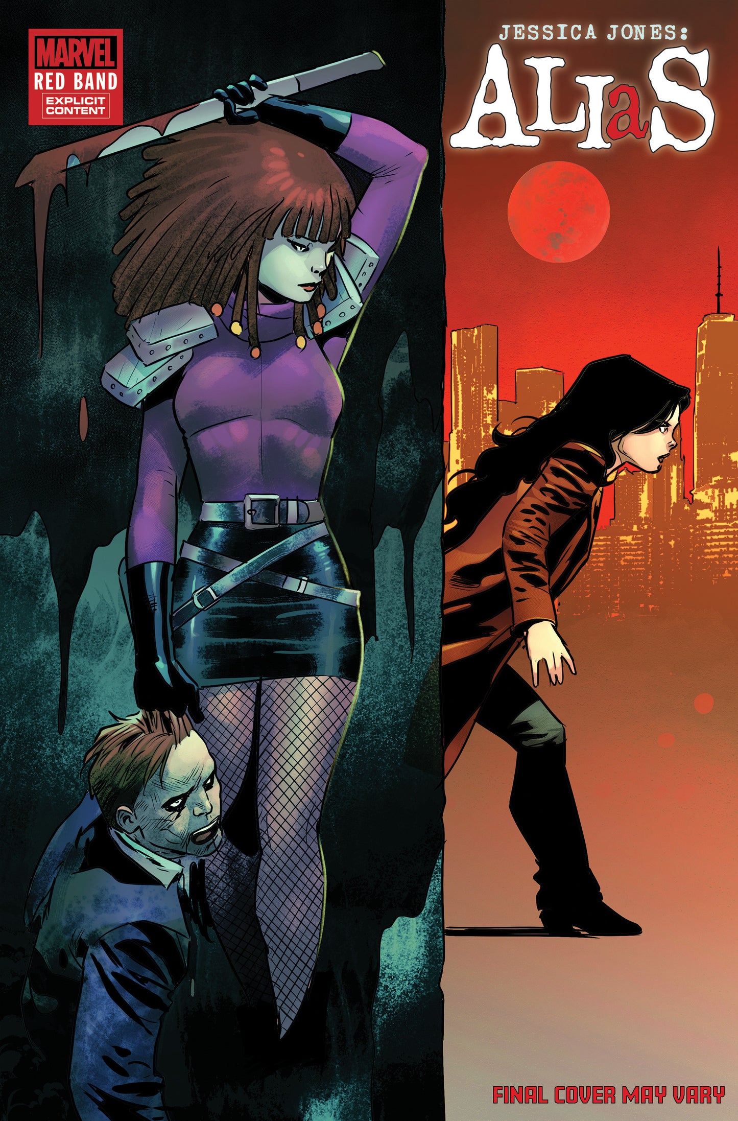 Alias: Red Band #2 1:25 Jan Bazaldua Variant [Polybagged] (NM)