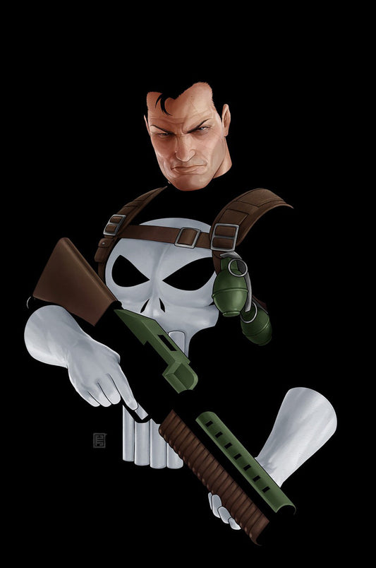 Punisher #1 John Tyler Christopher Negative Space Full Art Variant (NM)
