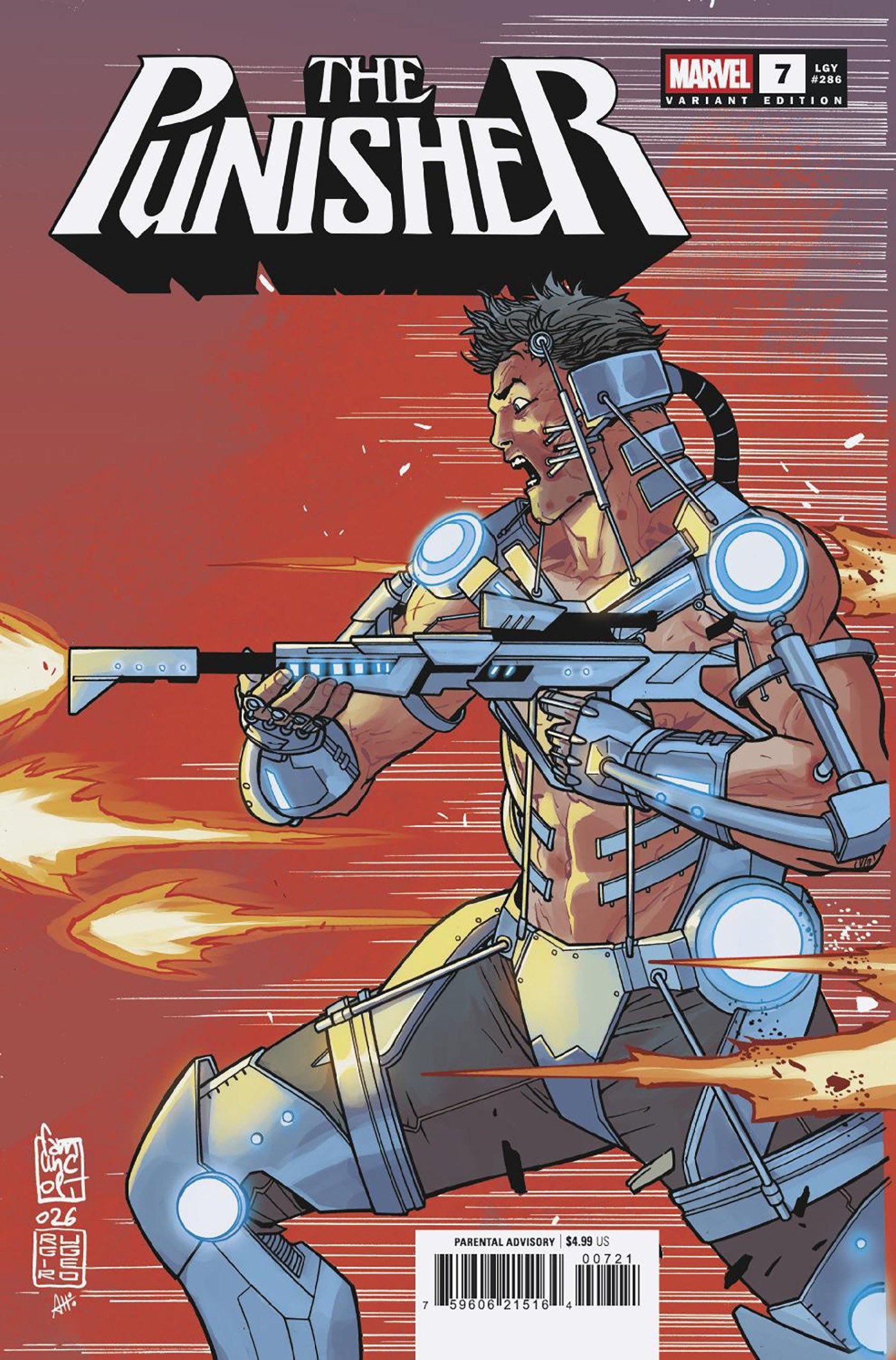 Punisher #7 Giuseppe Camuncoli 2 Part Connecting Variant (NM)