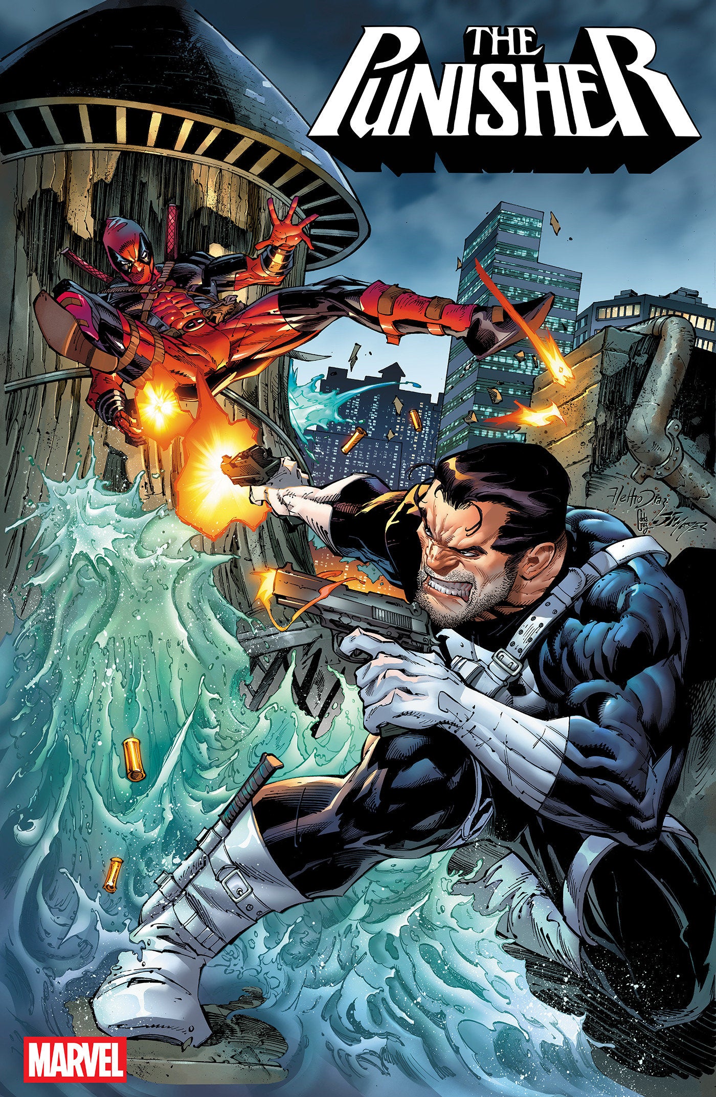 Punisher #8 1:25 Netho Diaz Variant [Bg] (NM)
