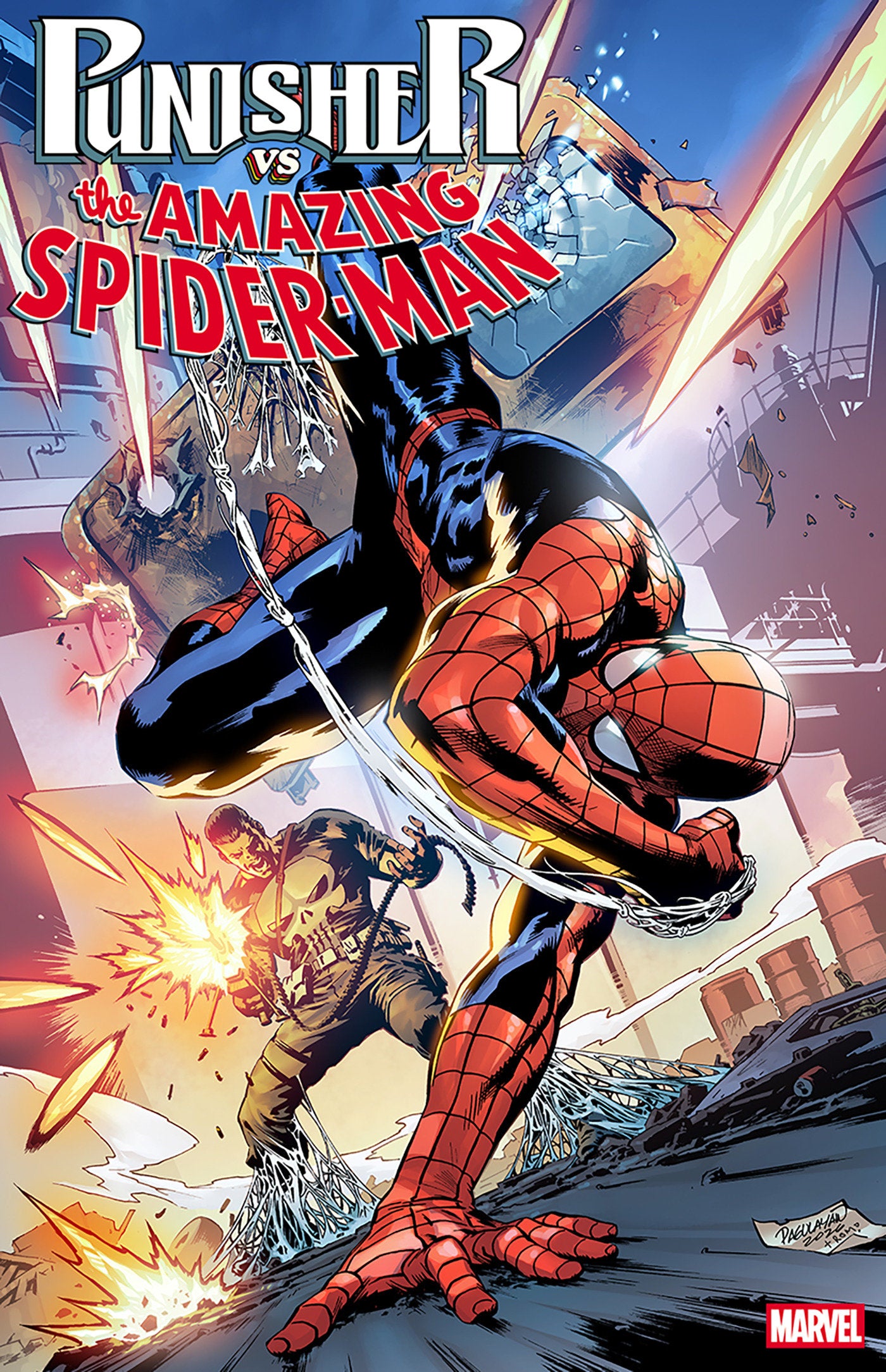 Punisher vs. Spider-Man #2 1:25 Carlo Pagulayan Variant (NM)