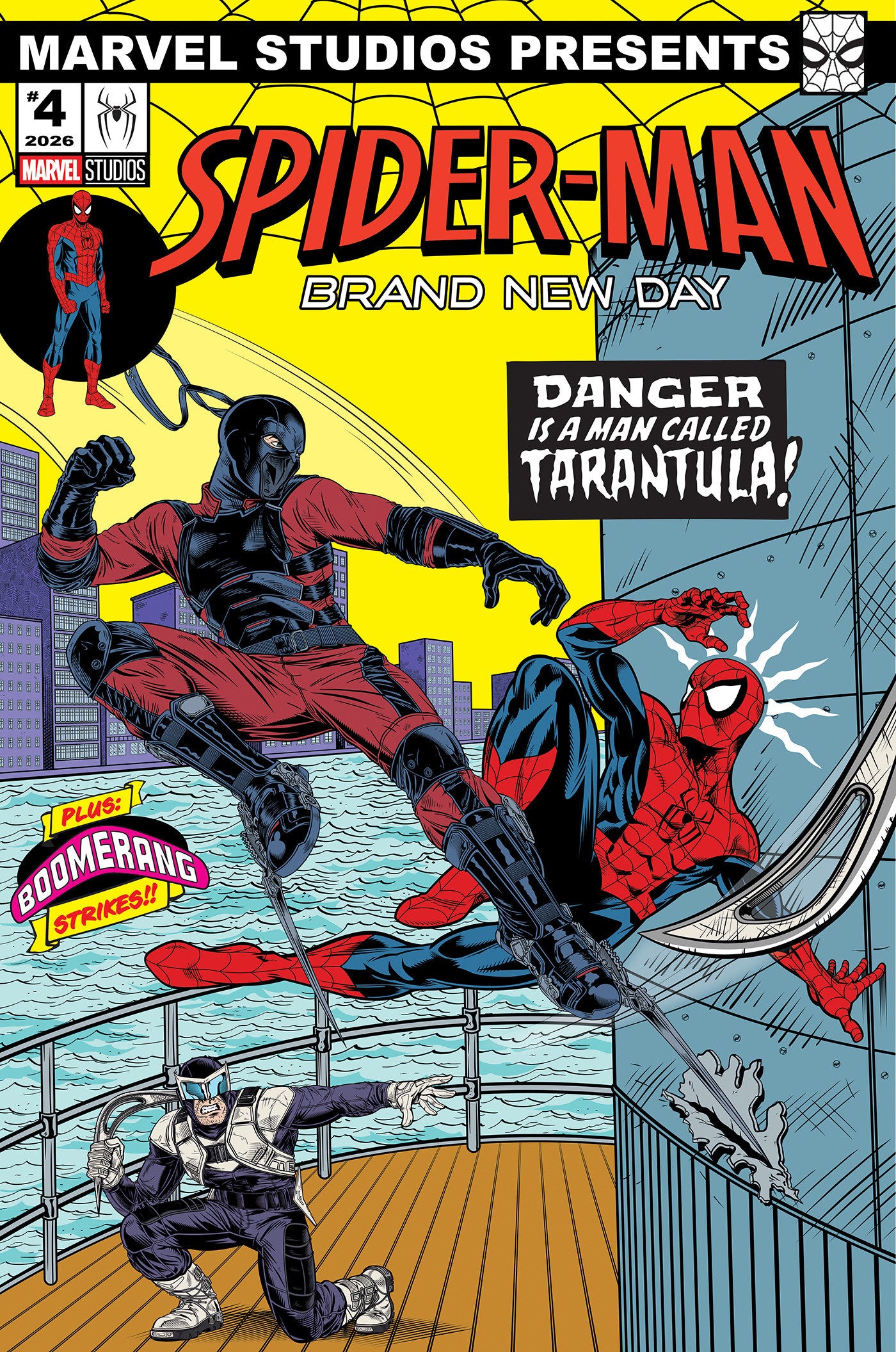 Punisher vs. Spider-Man #2 Adam Stafford Spider-Man: Brand New Day Marvel Studios Variant (NM)
