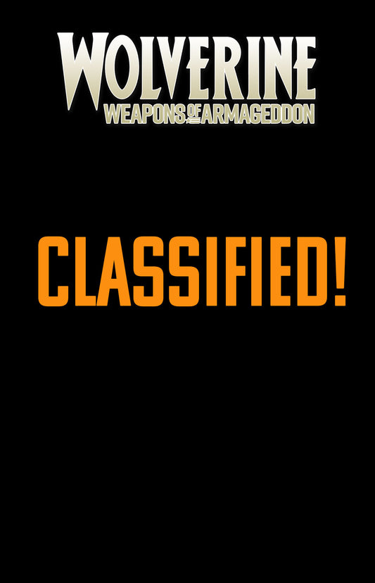 Wolverine: Weapons Of Armageddon #3 Michele Bandini Foreshadow Variant (NM)