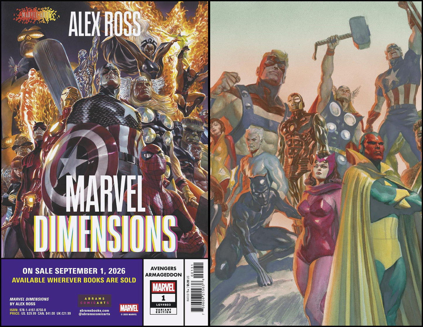 Avengers: Armageddon #1 Alex Ross Marvel Dimensions Variant (NM)