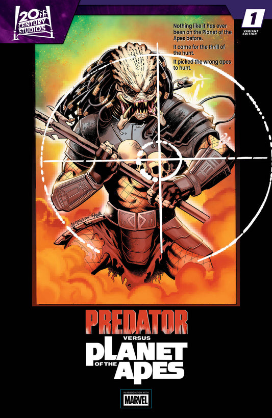 Predator vs. The Planet Of The Apes #1 Chris Campana Movie Poster Homage Variant (NM)