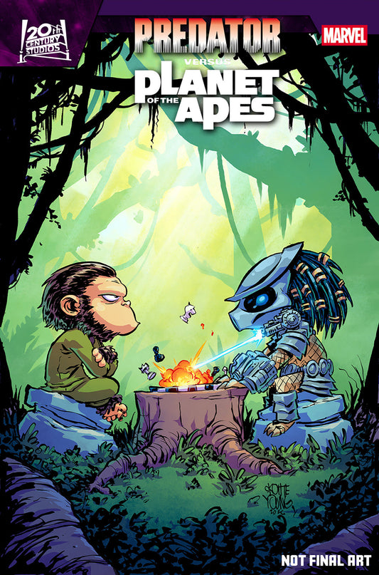 Predator vs. The Planet Of The Apes #1 Skottie Young Variant (NM)