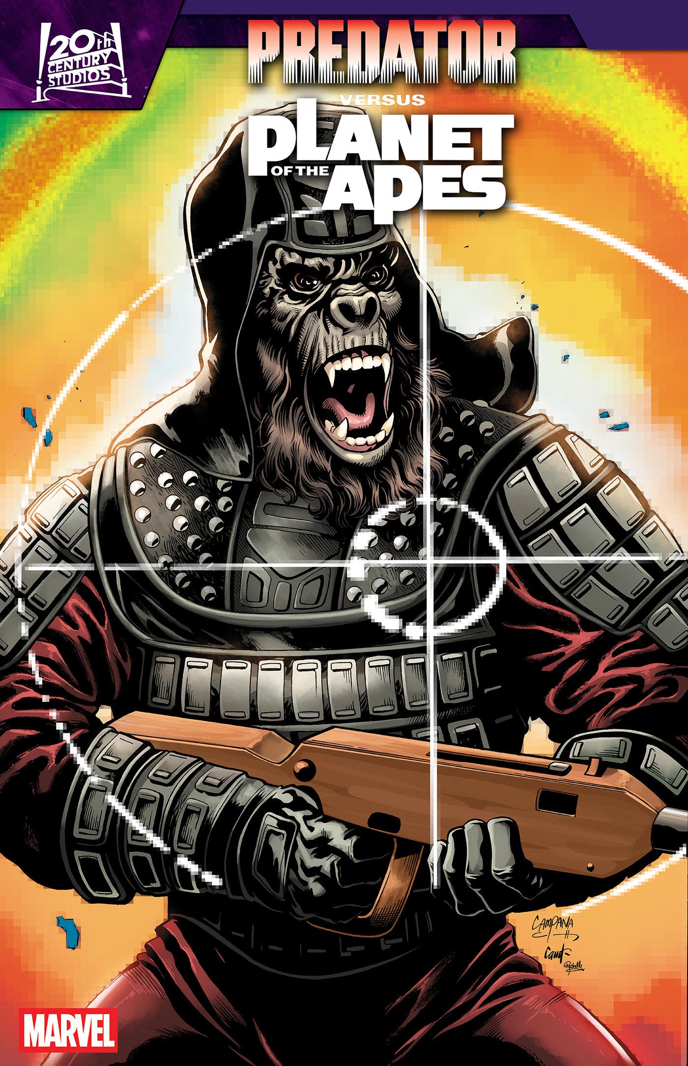 Predator vs. The Planet Of The Apes #2 Chris Campana Movie Poster Homage Variant (NM)