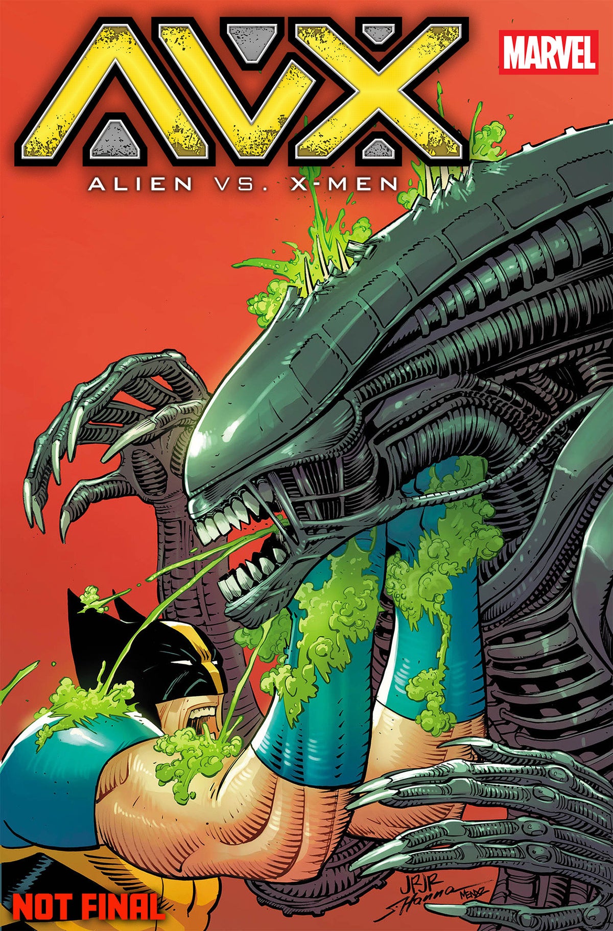 Alien vs. X-Men #1 John Romita Jr. Foil Variant (NM)