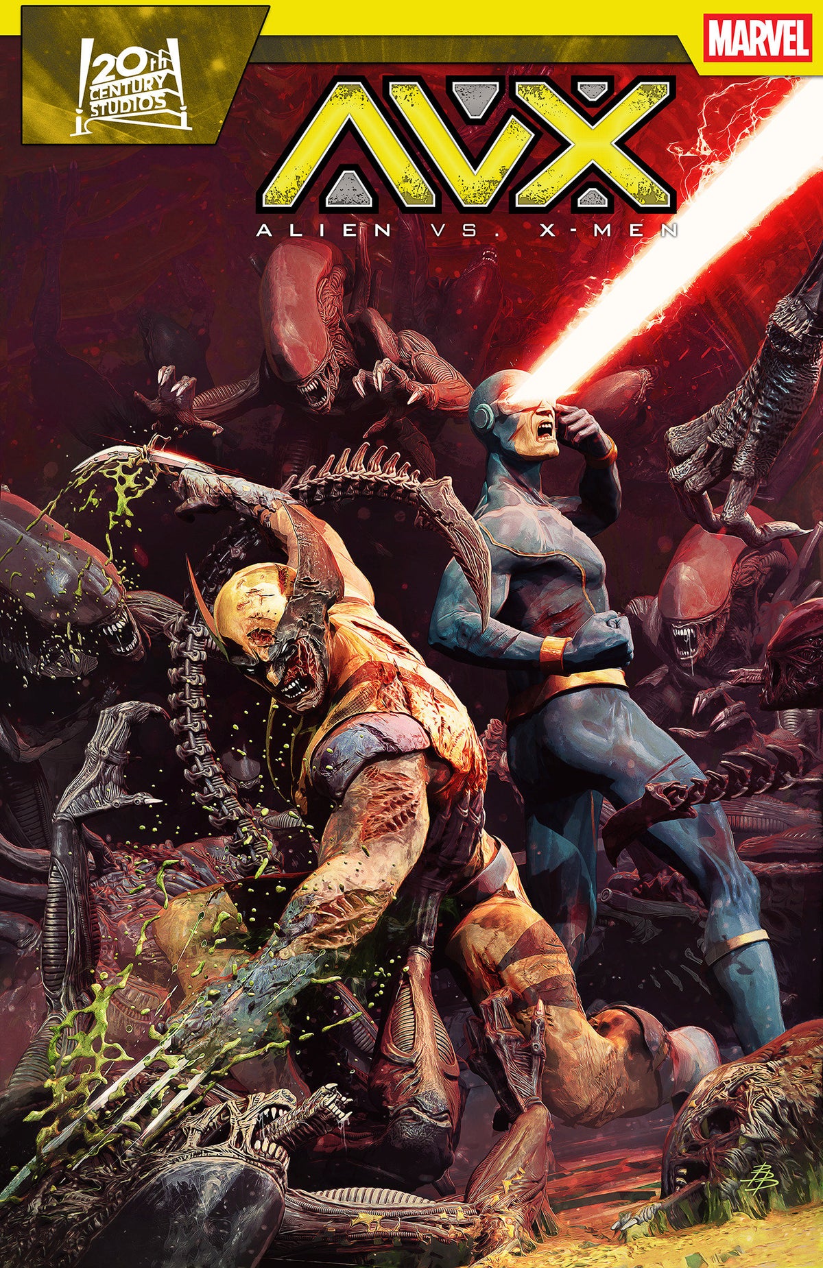 Alien vs. X-Men #1 Bjorn Barends Variant (NM)