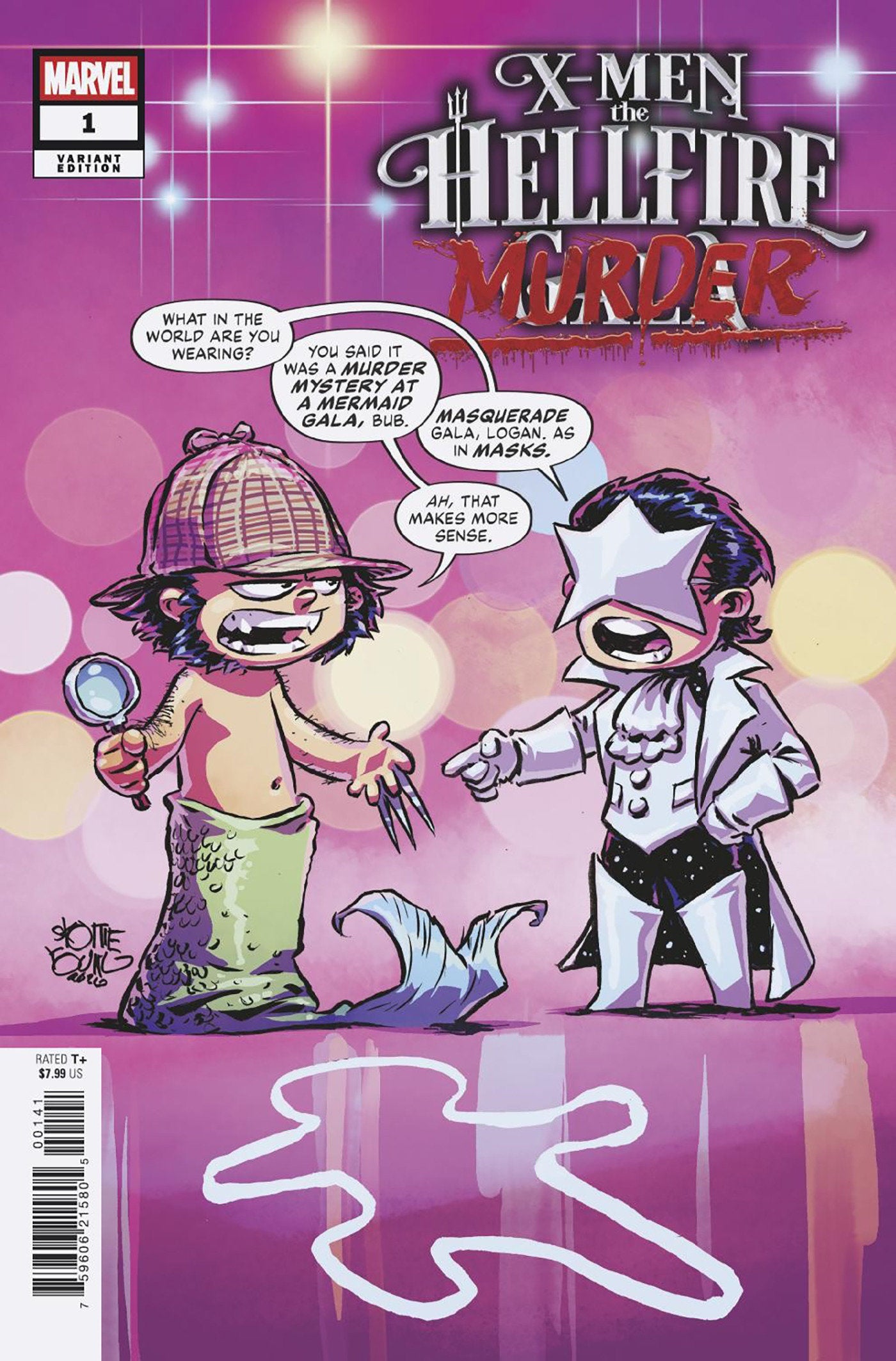 X-Men: The Hellfire Murder #1 Skottie Young Variant (NM)
